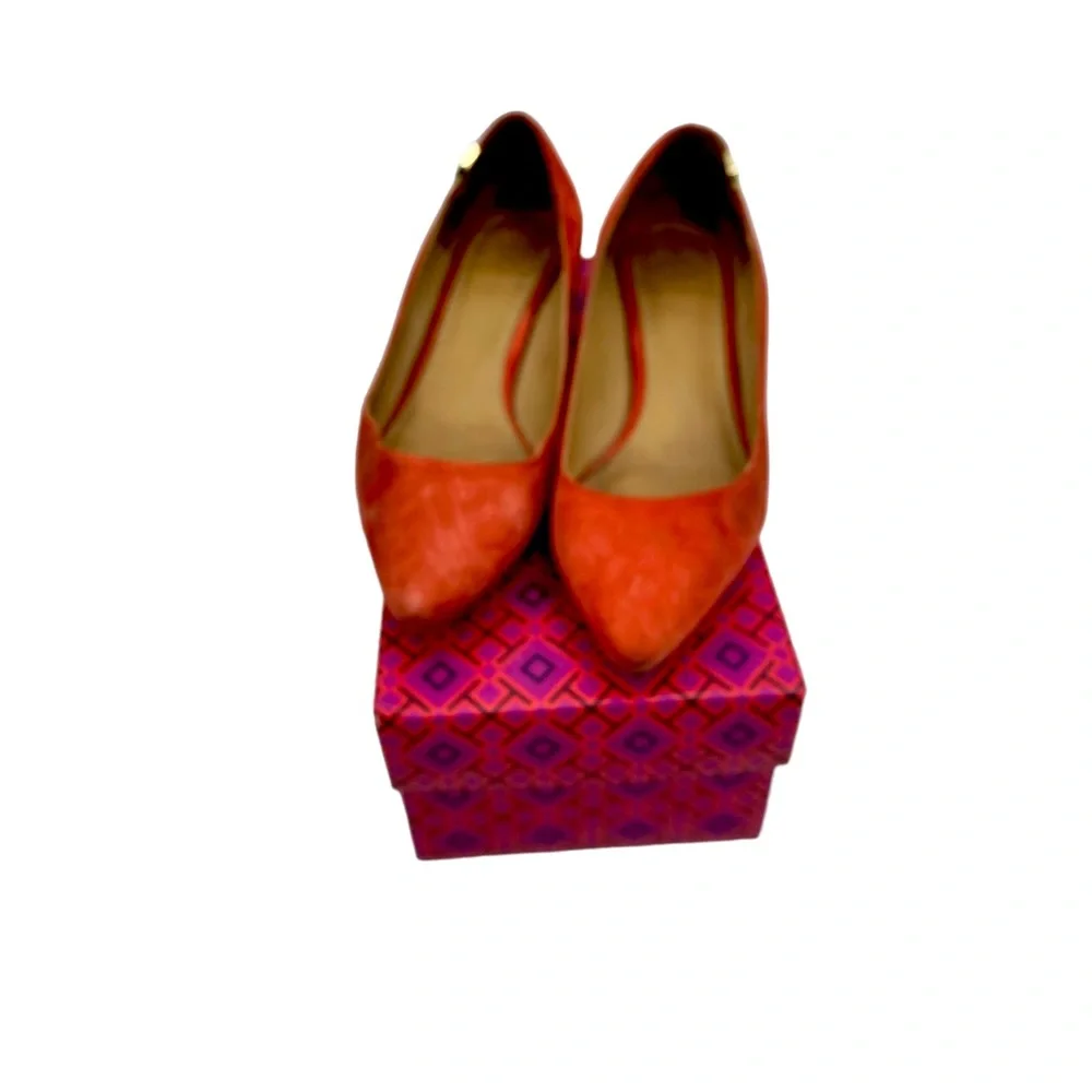 💕SALE💕 Tory Burch Elizabeth Poppy Orange - Picture 3 of 10